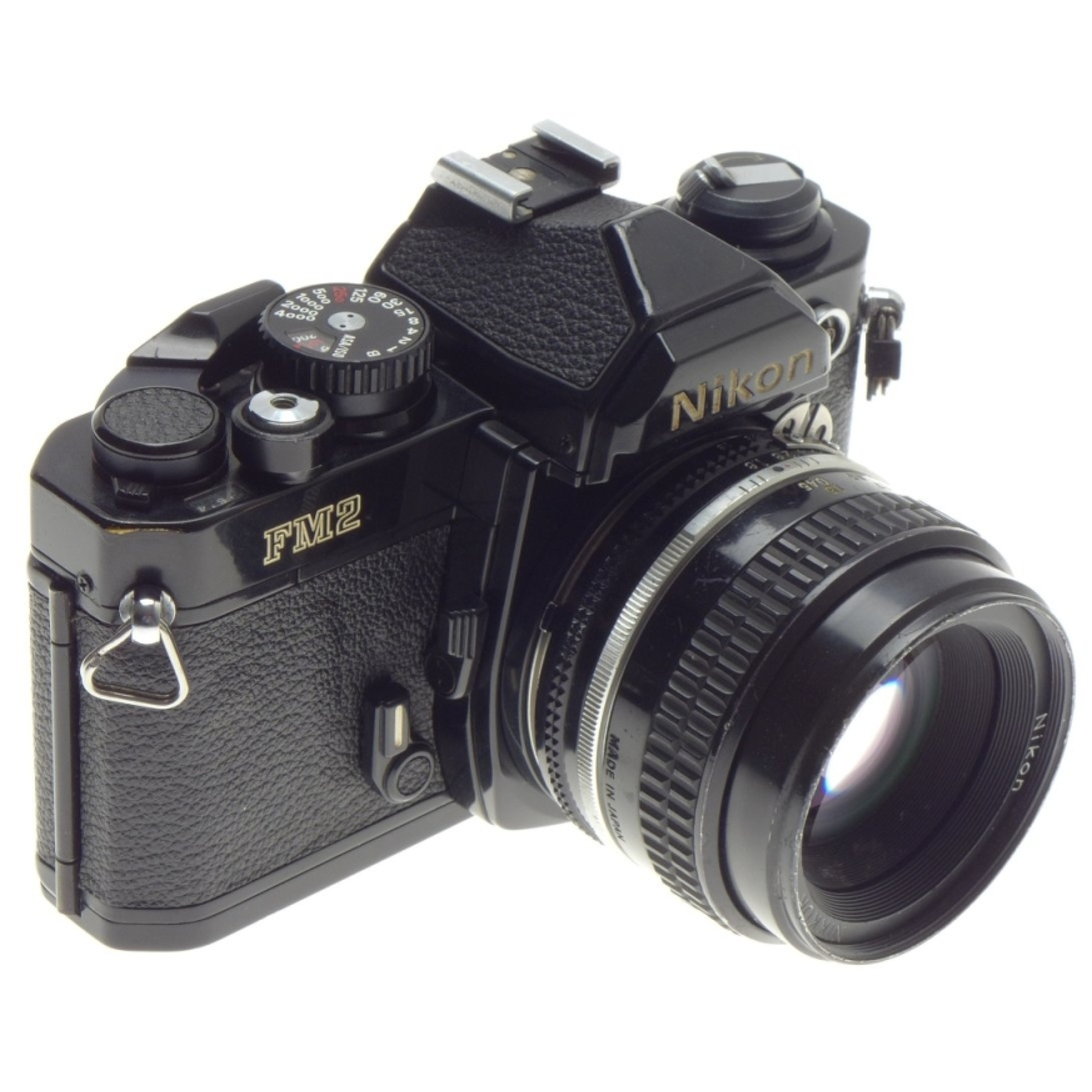 Nikon fm2 black paint slr 35mm film camera body nikkor 50mm Nikon fm2 black paint slr 35mm film camera body nikkor 50mm